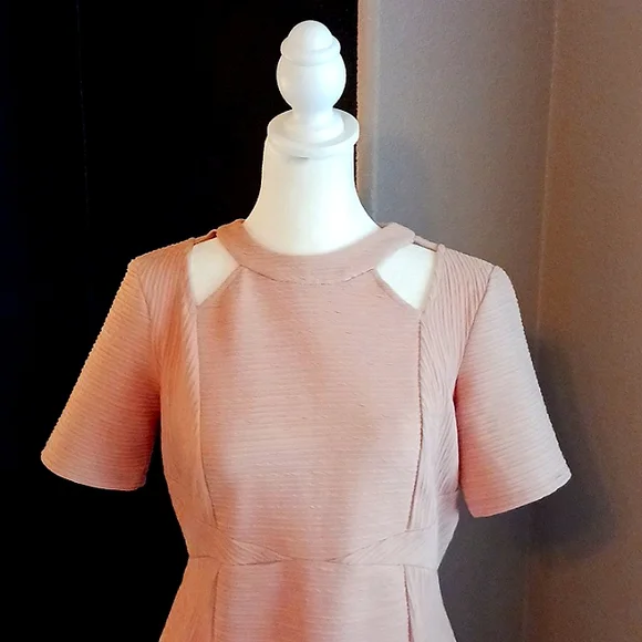 🍡 Asos pink dress size 6 bodycon midi - Picture 2 of 9